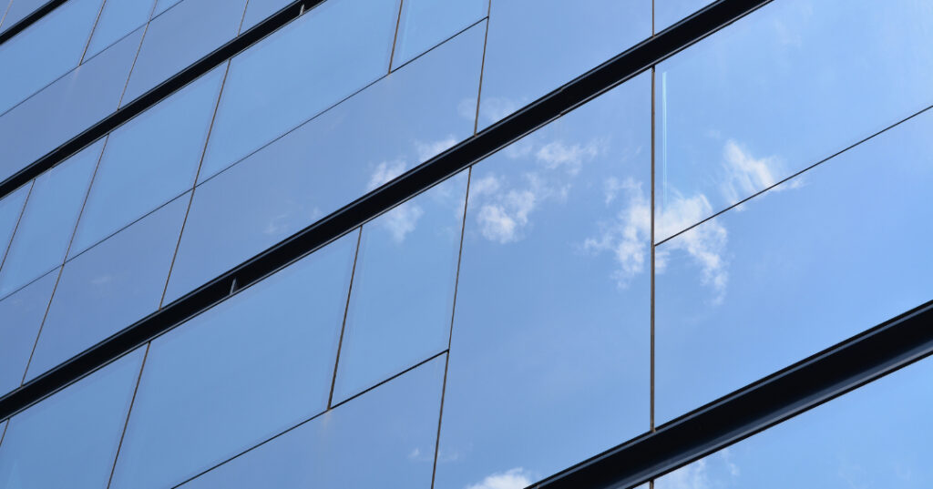 fachada de vidro em Guarulhos